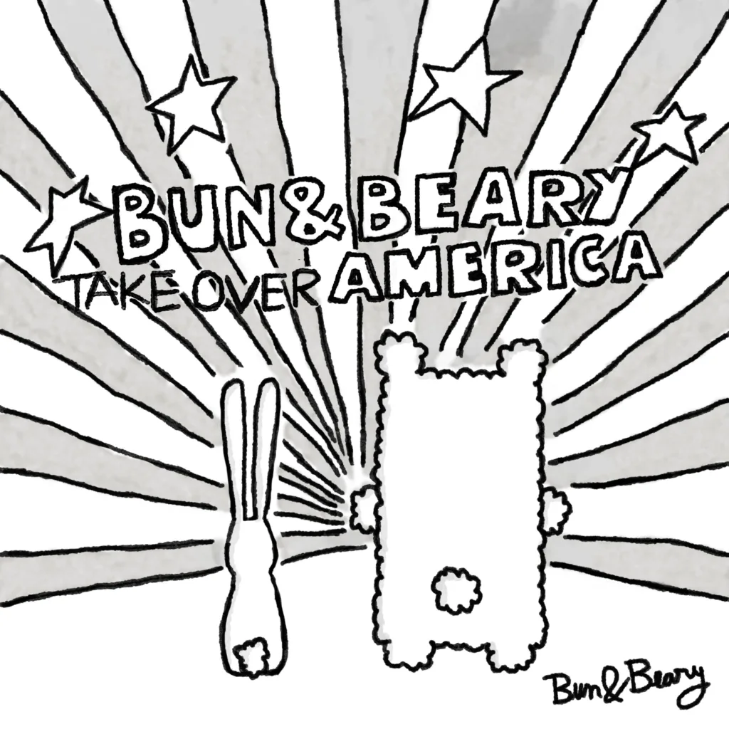 Bun&Beary take over America🇺🇲!Buckle up in the next period for a rollercoaster of adventures as we explore the good ol' U.S. of A. 🥕🍯